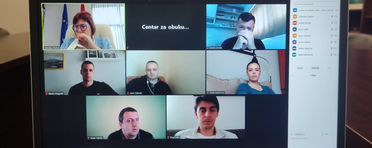 Inicijalna obuka: realizovan modul obuke o bezbjednosti računarskih podataka i elektronskih dokaza