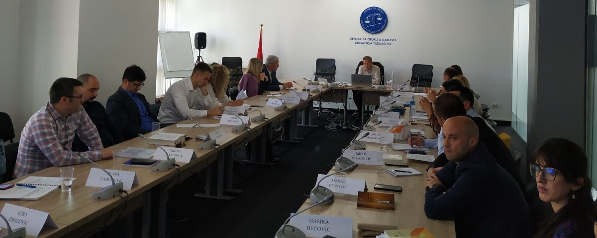 Inicijalna obuka: započet VIII krivični modul obuke