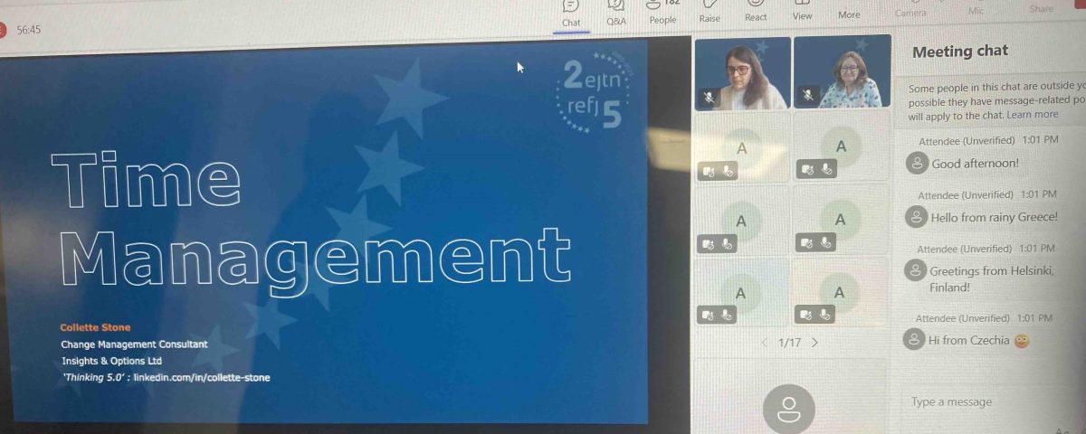 Organizovan onlajn seminar na temu „Upravljanje vremenom”