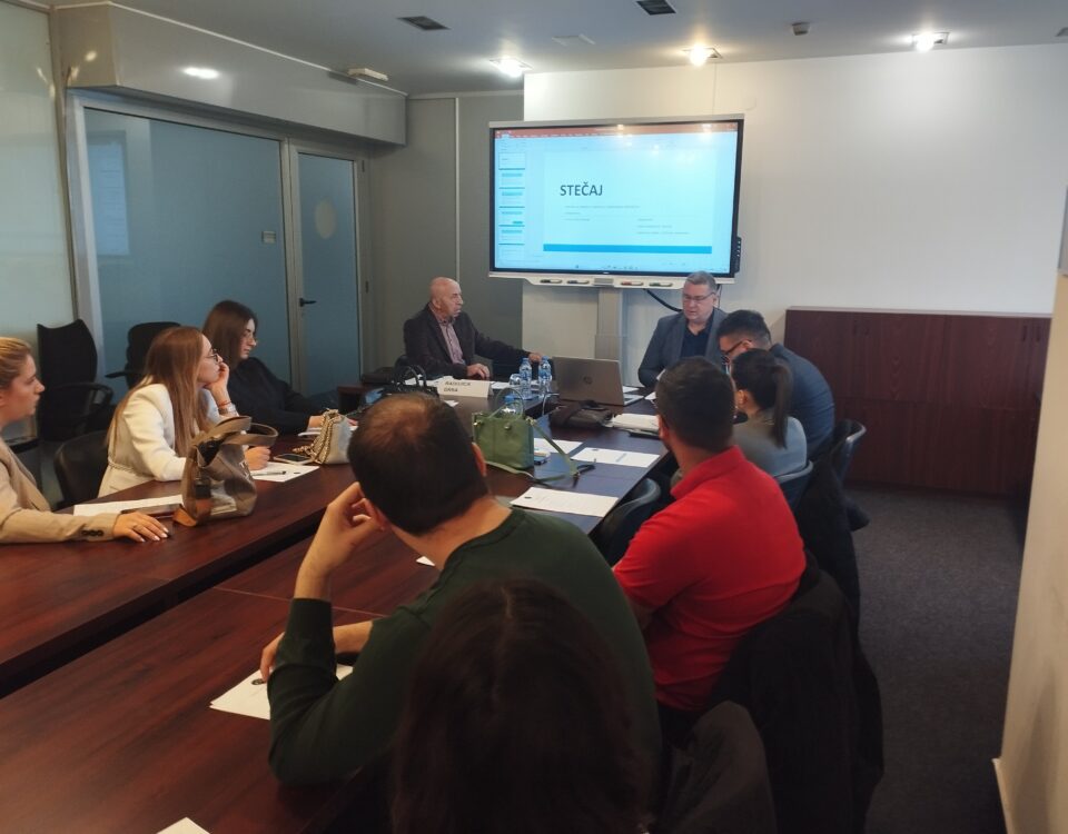 Obuka pripravnika iz  Privrednopravne oblasti Modul 2 na temu ,,Stečaj”