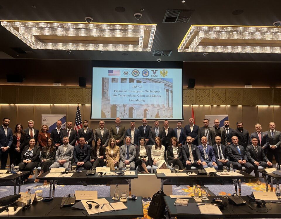 Održana ICITAP napredna obuka za složene finansijske istrage na temu: „Finansijske istražne tehnike u borbi protiv transnacionalnog kriminala i pranja novca“