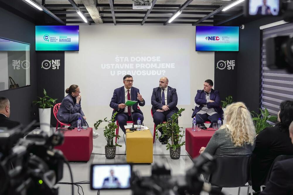 Održana panel  diskusija pod nazivom „Šta donose ustavne promjene u pravosuđu?“