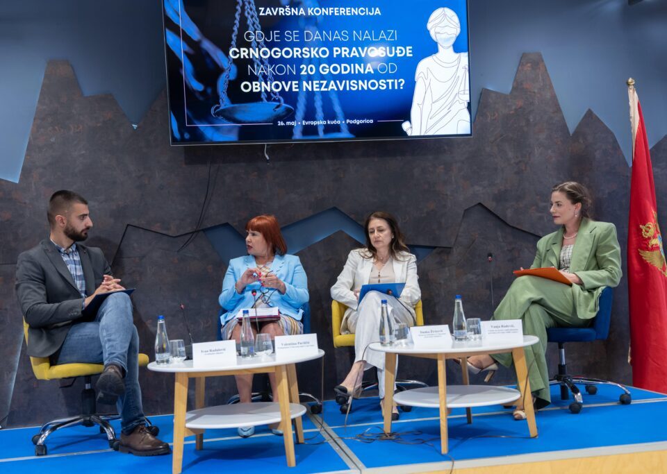 Održana konferencija pod nazivom “Gdje se danas nalazi crnogorsko pravosuđe nakon 20 godina od obnove nezavisnosti?”