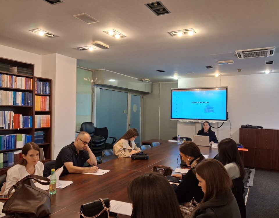 Organizovana obuka na temu iz Građanskopravne oblasti, Modul 6: Obligaciono pravo