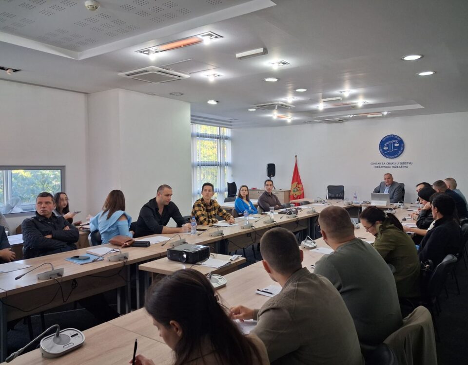Organizovana obuka iz Krivičnopravne oblasti, Modul 2: Krivičnoprocesno pravo – Opšti dio 2